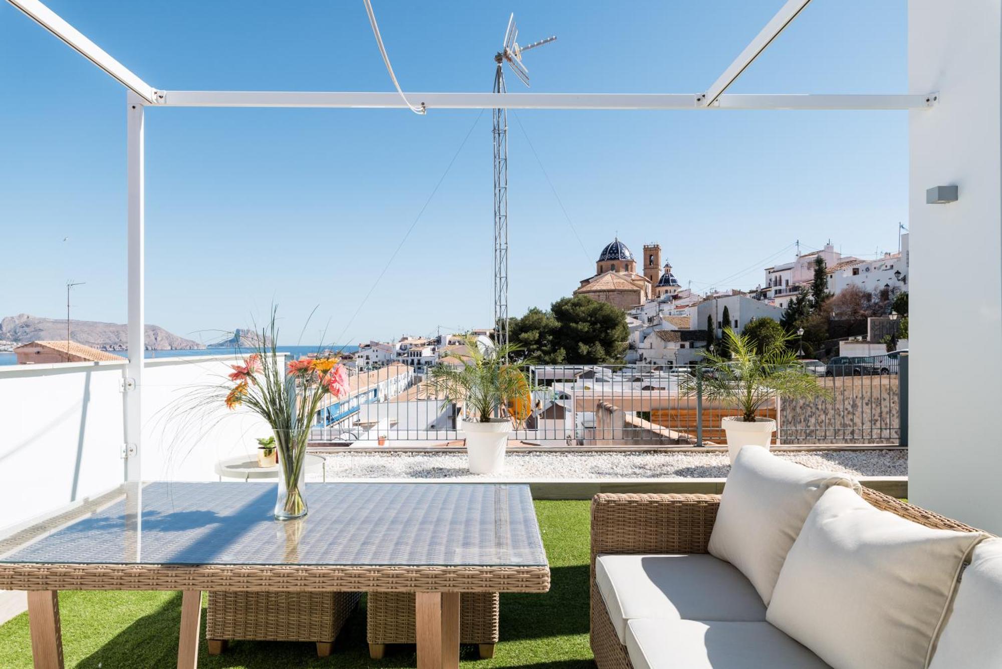 Atico Vistas Al Mar, Terraza, Piscina Y Parking By Vero อัลเตอา ภายนอก รูปภาพ