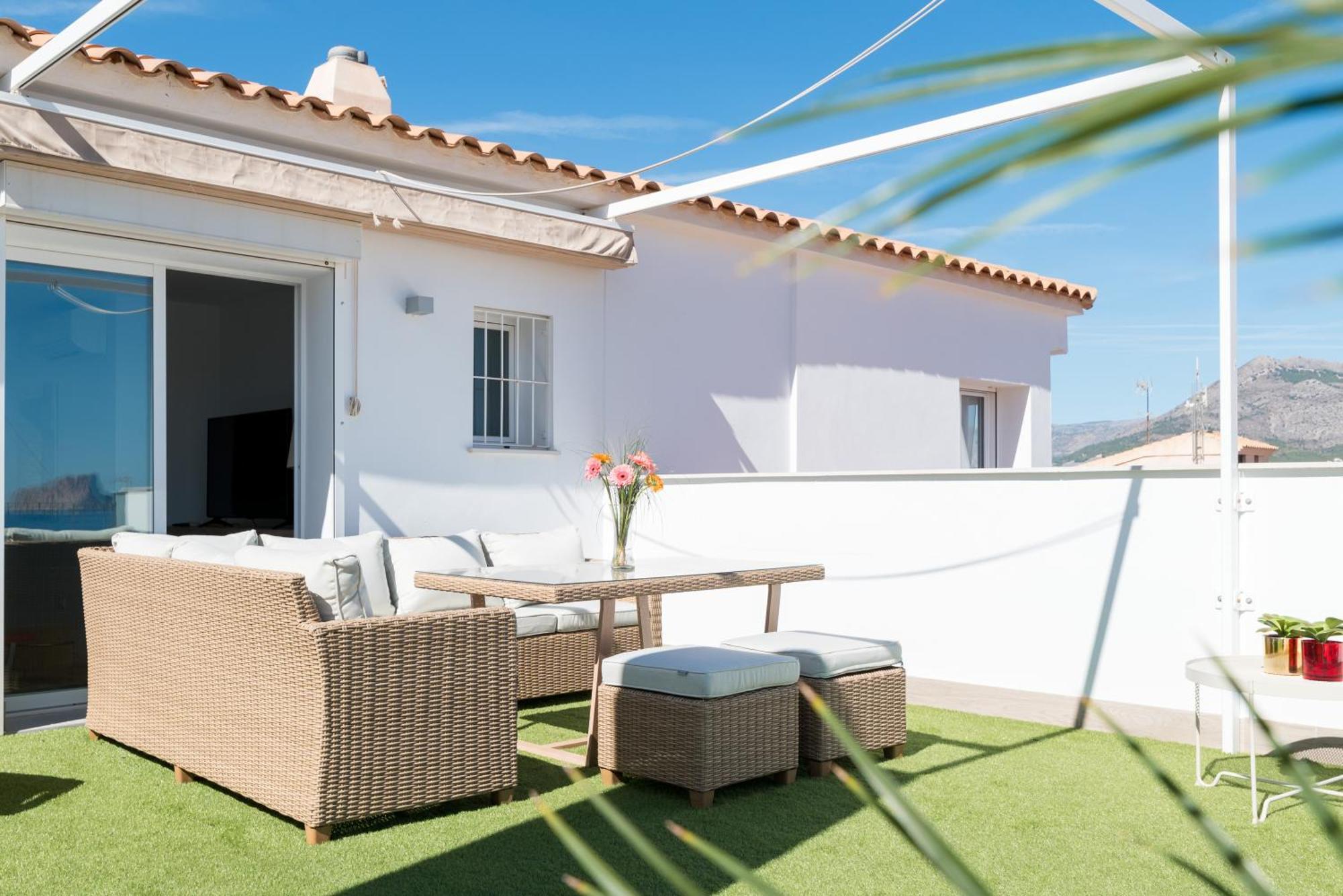 Atico Vistas Al Mar, Terraza, Piscina Y Parking By Vero อัลเตอา ภายนอก รูปภาพ