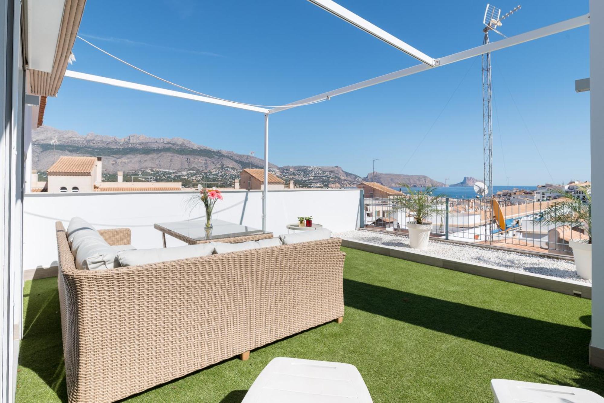 Atico Vistas Al Mar, Terraza, Piscina Y Parking By Vero อัลเตอา ภายนอก รูปภาพ